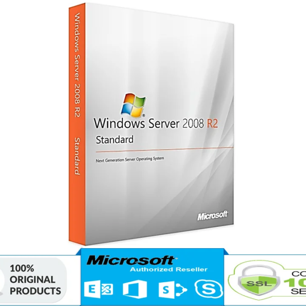 Windows Server 2008 R2 Standard Licença Original para 1PC