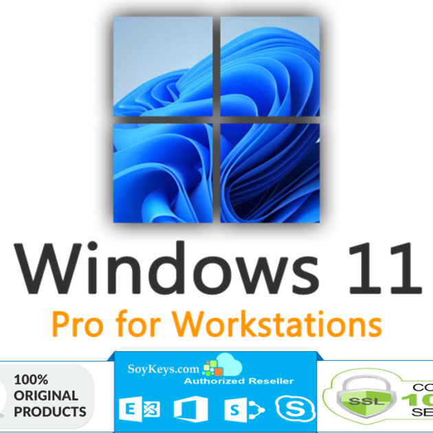 Windows 11 Pro for Workstation Licença original para 1PC