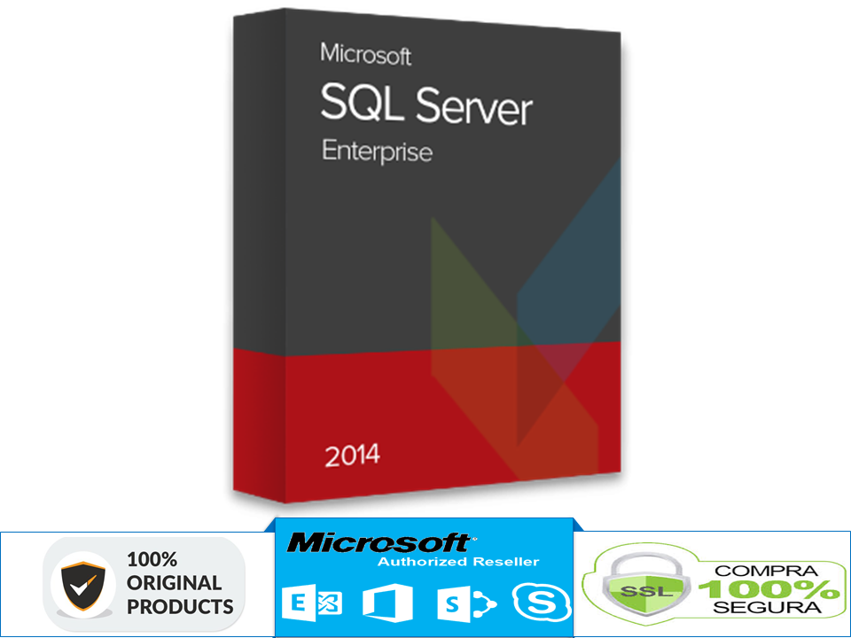 SQL Server 2014 Enterprise Licencia Original para 1 Servidor