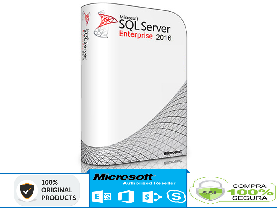 SQL Server 2016 Enterprise Licencia Original para 1 Servidor