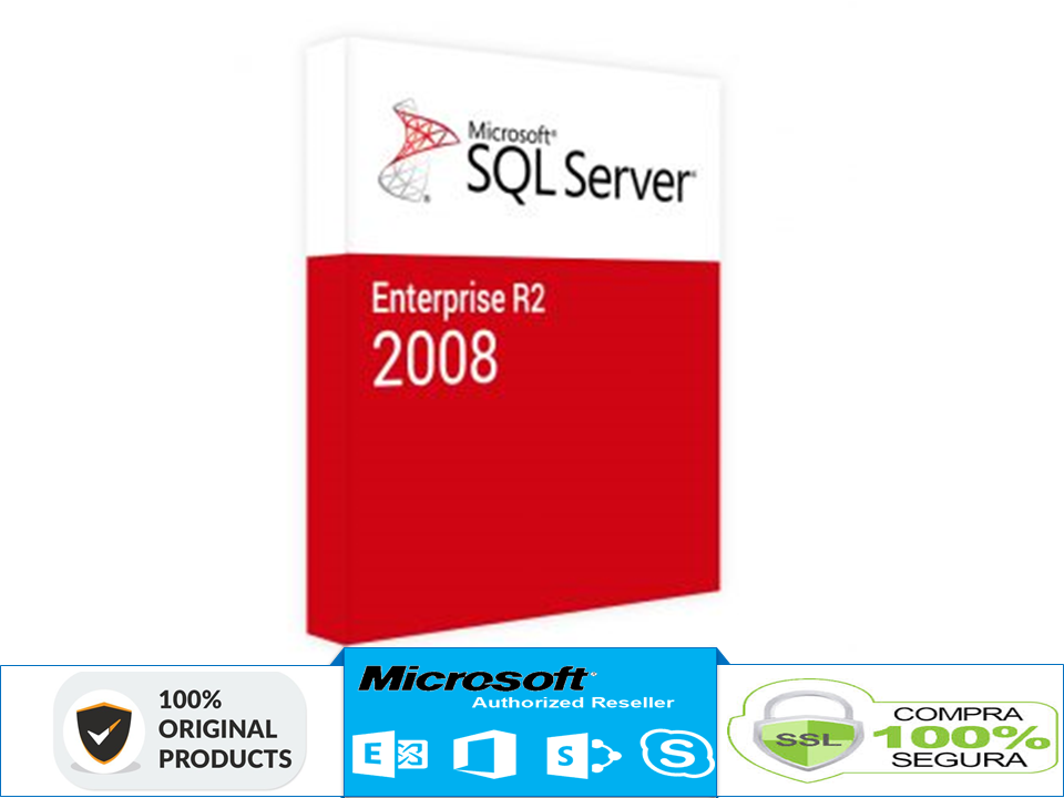 SQL Server 2008 R2 Enterprise Licencia Original para 1 Servidor
