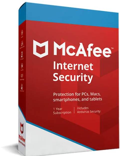 McAfee Internet Security 3 Dispositivos 1 Año