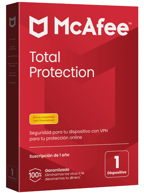McAfee Total Protección 1 Dispositivo 1 Año McAfee