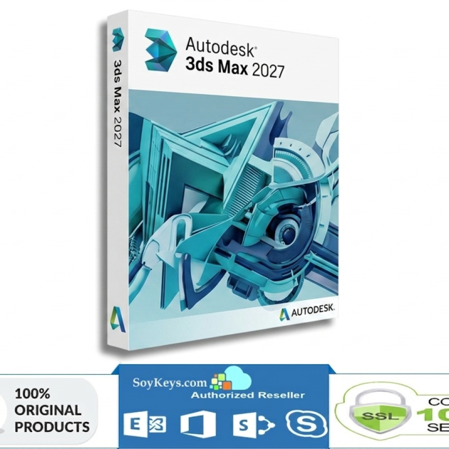3ds Max 2027 – Suscripción Vinculada a tu Email – 1 / 2 Años